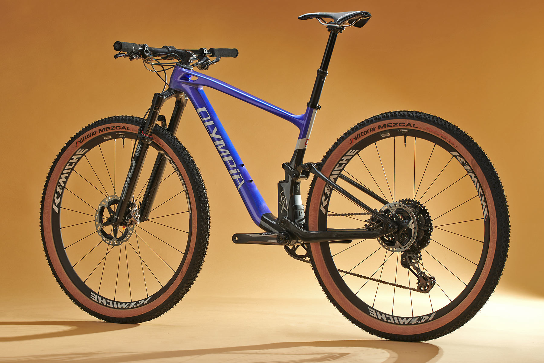 2023 Olympia F1-X ammortizzatore semi-integrato nascosto 100mm XC mountain bike, anglde