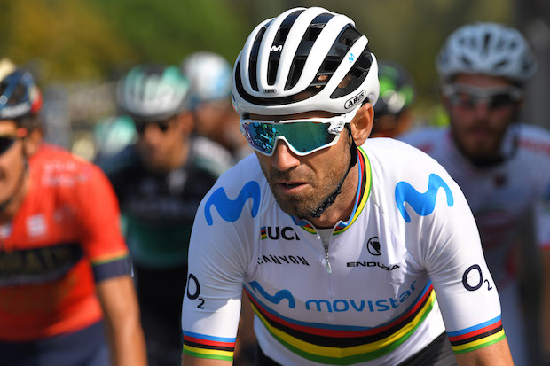 Alejandro Valverde rainbow jersey