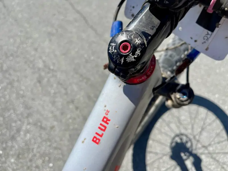 Pro Bike Check - Keegan Swensons Santa Cruz Blur con Prototype RockShox SID set cap