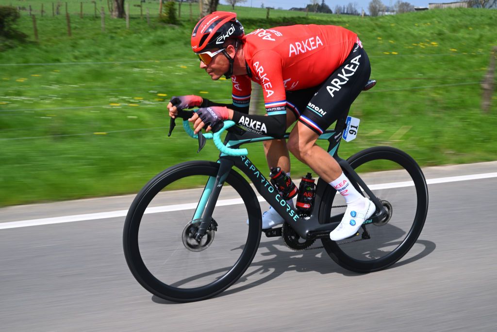 Warren Barguil (Arkéa Samsic) during the 2023 edition of the Flèche Wallonne