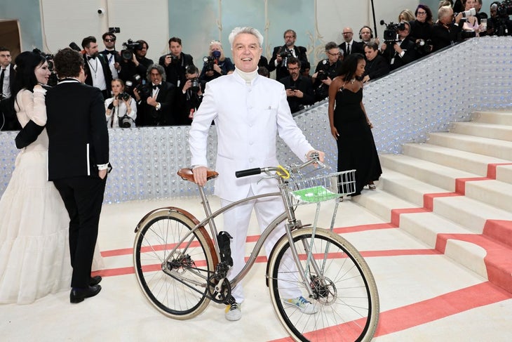 david byrne ha incontrato il gala 2023 con la bici in titanio budnitz