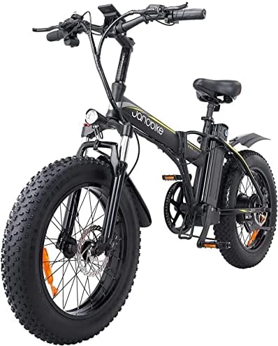 E-bike urbana pieghevole, 20″ x 4.0 Fat Tire, Shimano 7 velocità, freni idraulici XOD, motore senza spazzole, batteria rimovibile
