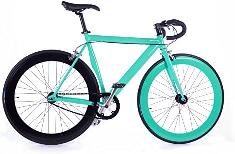 BOX39 Bici Single Speed, Nera/Verde Tiffany – La Vanitosa