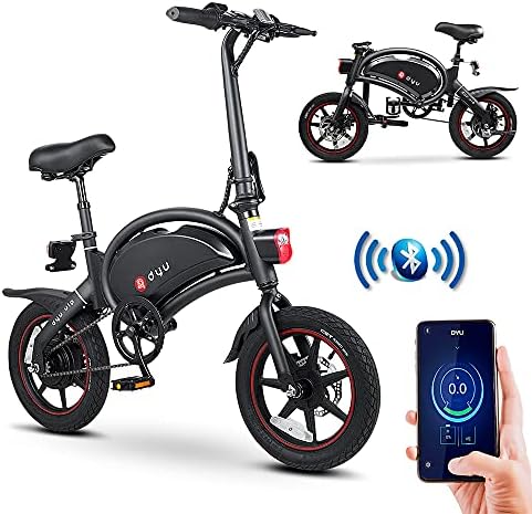 DYU D3+ E-Bike Pieghevole con Pedalata Assistita e App Mobile