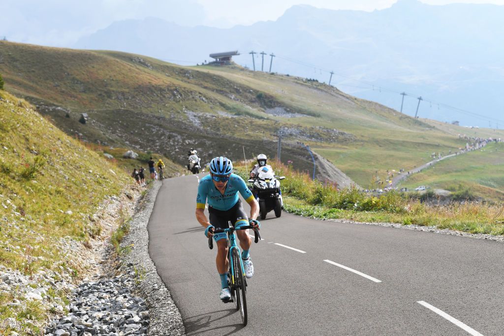 Miguel Angel Lopez tamed the high-altitude climb of the Col de la Loze at the Tour de France in 2020