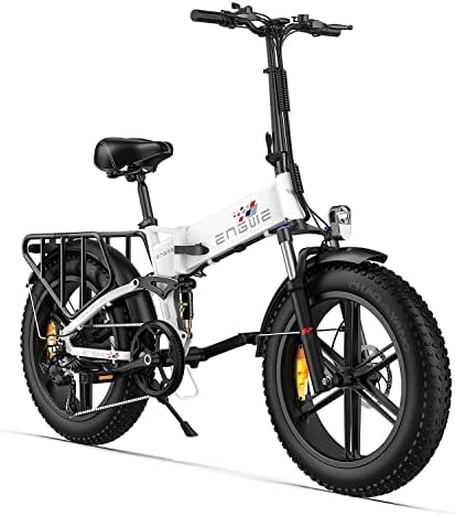 ENGWE E-Bike Pieghevole 250W con Pneumatici Grassi, 7 Velocità