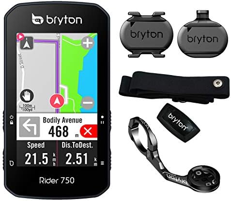 GPS Unisex Adulto Bryton 750 T Nero
