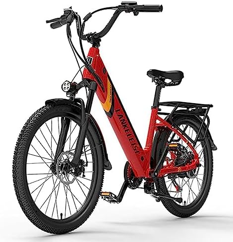 LANKELEISI ES500PRO Bici elettrica da città con batteria rimovibile 2023