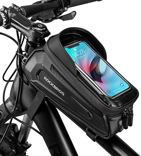 ROCKBROS Borsa Rigida Impermeabile per Bici con Touchscreen