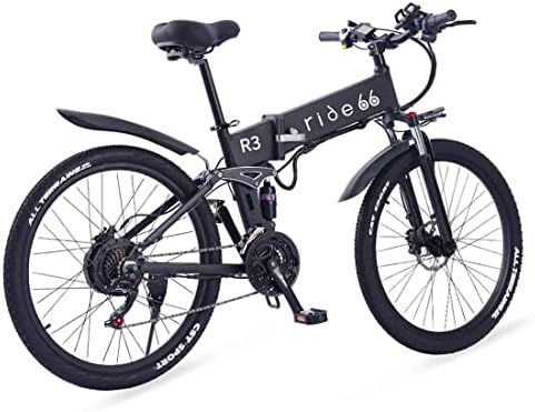 Ride66 R3 – Bici elettrica pieghevole con freni idraulici 21v