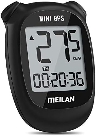 MEILAN M3 Mini GPS per Bicicletta, Tachimetro, 16 Funzioni, LCD 1.7″