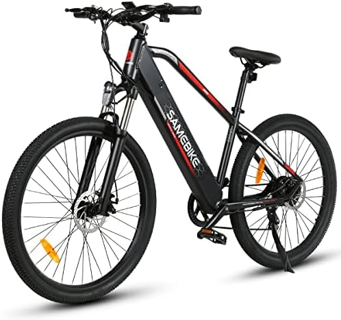 Bicicletta Elettrica Samebike Unisex con Pedalata Assistita e Batteria Rimovibile