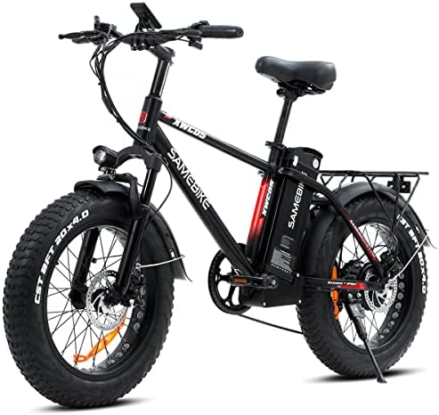 Samebike E-Bike con Batteria Staccabile 48V 13AH, 7 Velocità